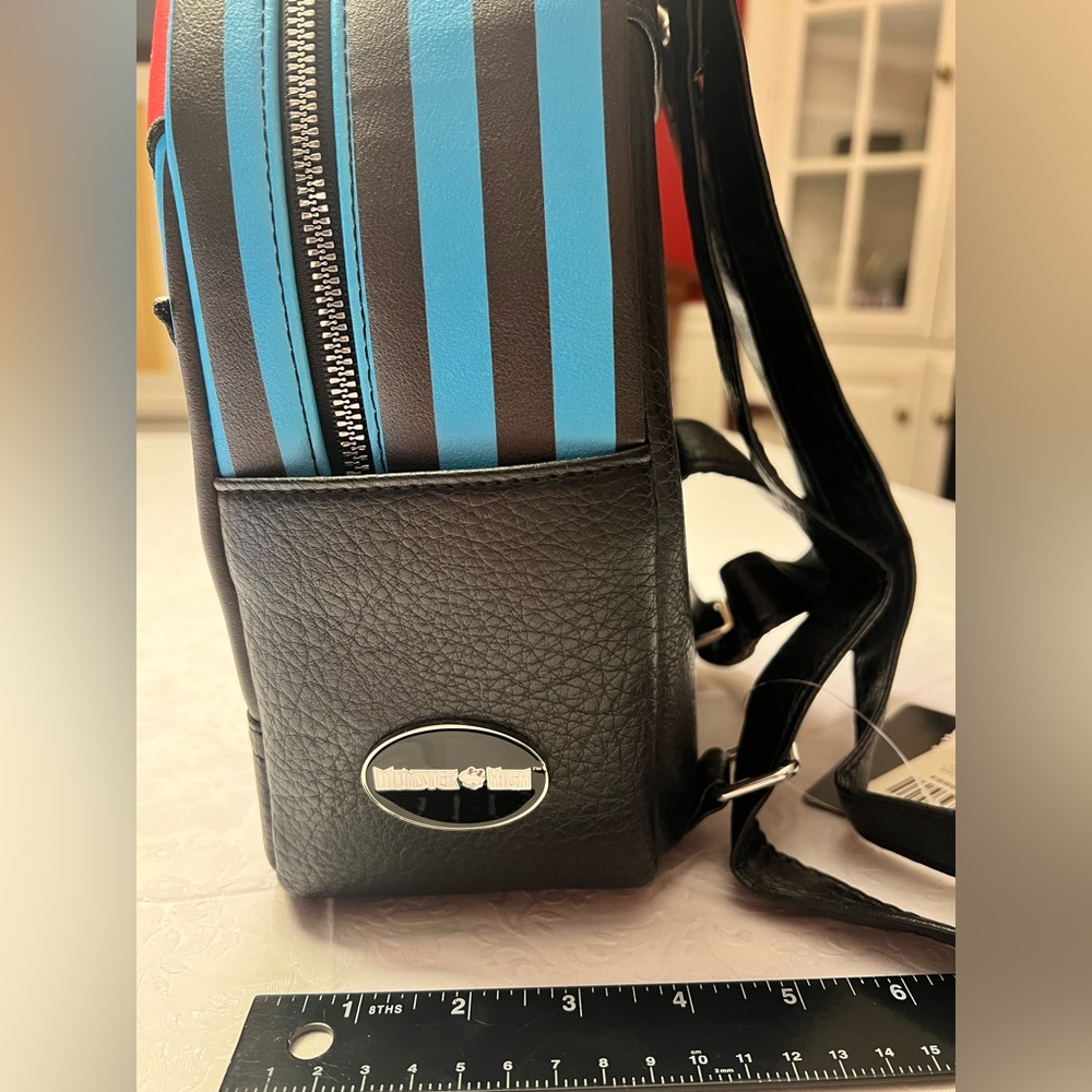 Monster High Frankie Stein Lightning Stripe Mini Backpack - Picture 13 of 13